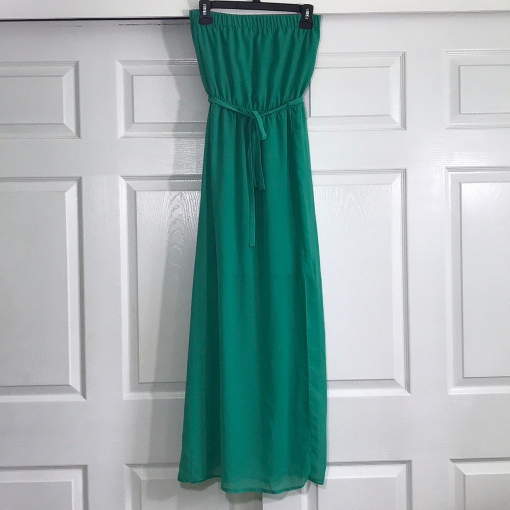 Forever 21 Strapless Maxi Dress S